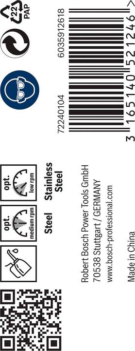 Produktbild Bosch Professional Zubehör PRO Stainless Steel HSS-Co Spiralbohrer, 6 x 57 x 93 mm (6 mm)