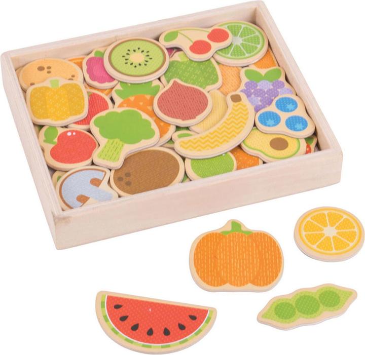 Image du produit Bigjigs Aimants pour fruits et légumes (35x)