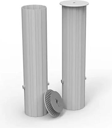 Immagine prodotto Sporti Set di 4 manicotti in alluminio + coperture per porte da calcio