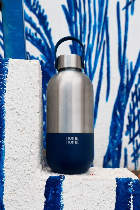 Actual product image noma noma Trinkflasche Edelstahl auslaufsicher 750ml Soda Blue (0.75 l)