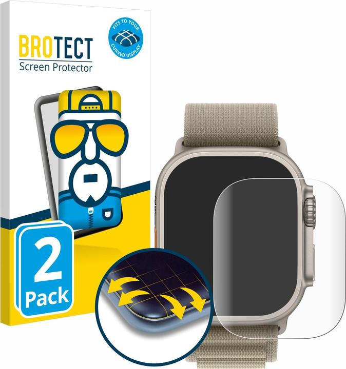 Productafbeelding BROTECT Volledig bedekkende screen protector (Apple Watch Ultra 2)
