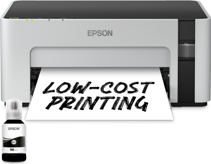 Actual product image Epson ET-M1120 EcoTank (Ink tank, Black and white)