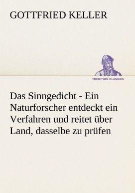 Produktbild Das Sinngedicht (Deutsch, Gottfried Keller, 2012)