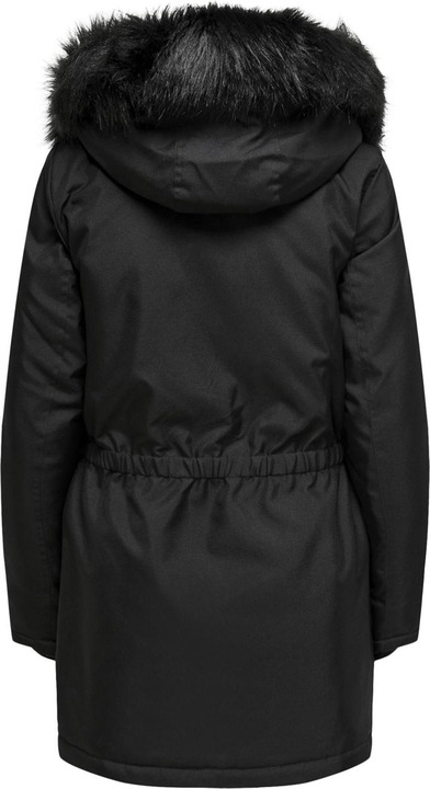 Image du produit Only Capuche avec bord en fausse fourrure amovible Poignets côtelés Parka Longue parka (XS)