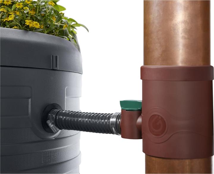 Actual product image Garantia Rainwater collector DN 68-100 with tap brown incl. filter insert