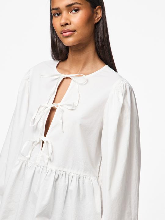 Immagine prodotto Pieces Pcjolly Ls O-Neck Tie Top Wvn Noos Bc (L)