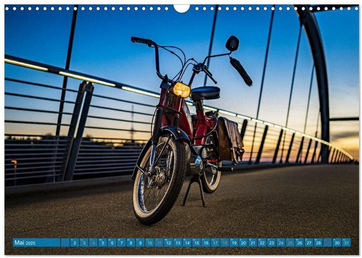 Actual product image Das Mofa meiner Jugend (Wandkalender 2025 DIN A3 quer), Monatskalender (A3)