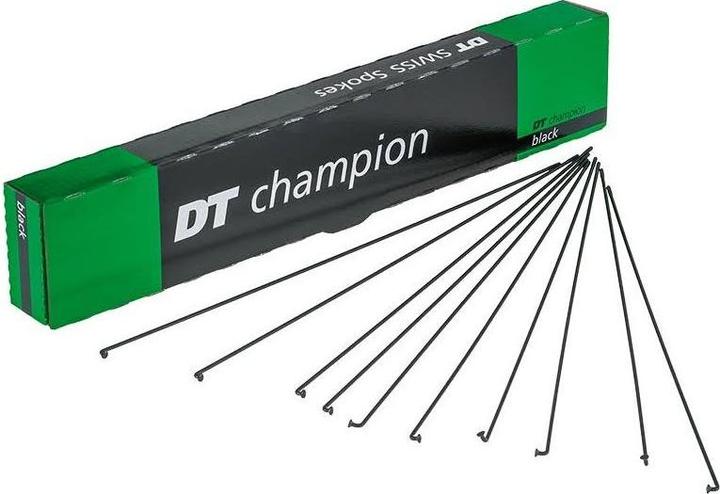 Produktbild DT Swiss Champion Speichen 2.0 schwarz 202mm 100 Stk.