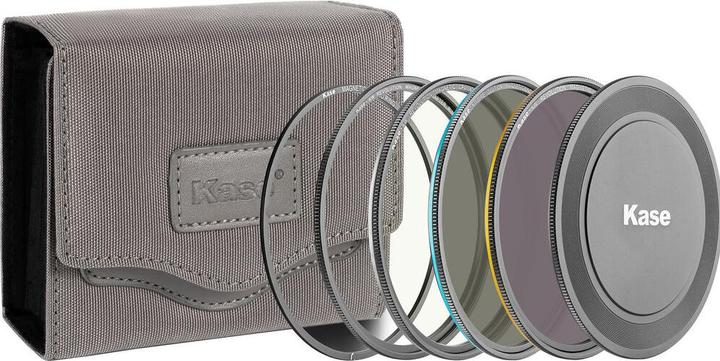 Actual product image Kase Wolverine Revolution Entry Level ND Kit (CPL/ND8/64) 82mm (82 mm, Neutral density filter, Polarizing filter)