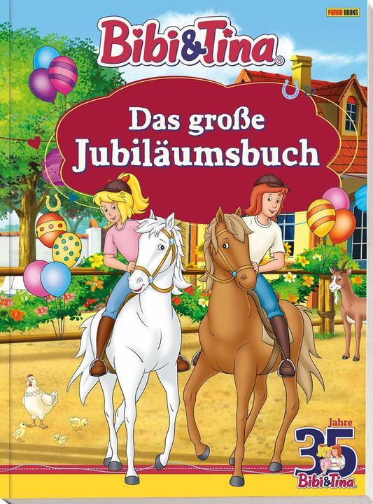 Produktbild Panini Bibi & Tina: Das grosse Jubiläumsbuch (Deutsch, Carolin Böttler, Claudia Weber, Klaus-P. Weigand, Marina Turina, Ulf Tiehm, Ulli Herzog, 2026)