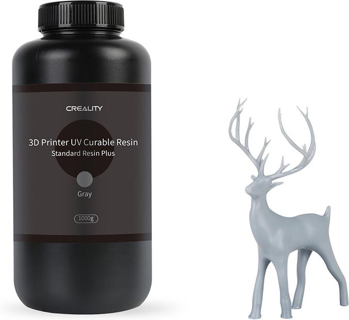 Actual product image Creality Resin Plus 1 kg, Grey (Grey, 1000 g)