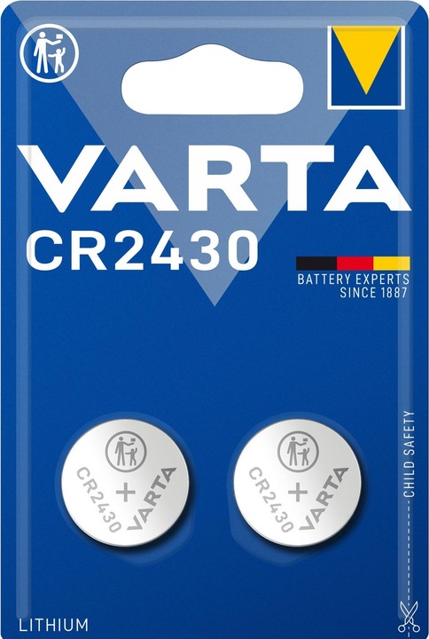 Produktbild Varta Electronics CR2430 (2 Stk., CR2430, 280 mAh)