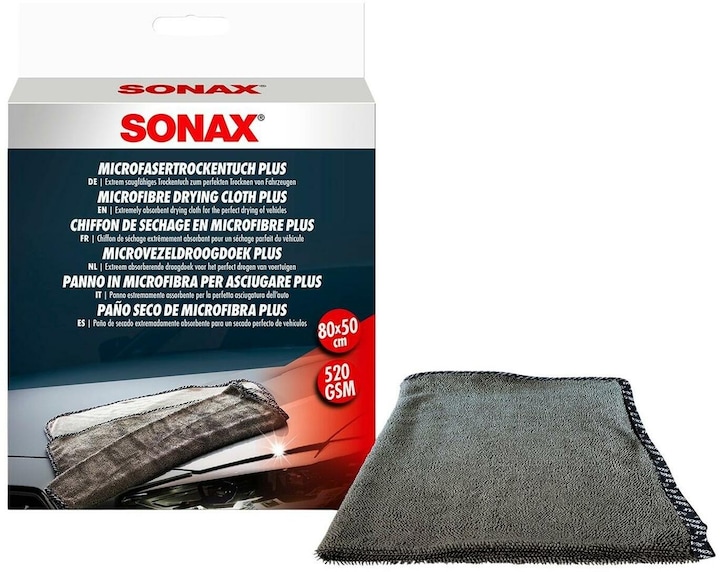 Sonax Panno per asciugare in microfibra Plus