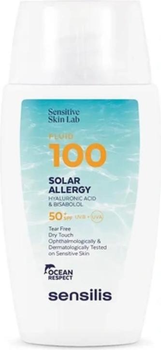Immagine prodotto Sensilis Ultrafluid 100 Protezione Solare Anti-Età con Acido Ialuronico e Vitamina E 40ml (Crema solare, SPF 50, 40 ml, 70 g)