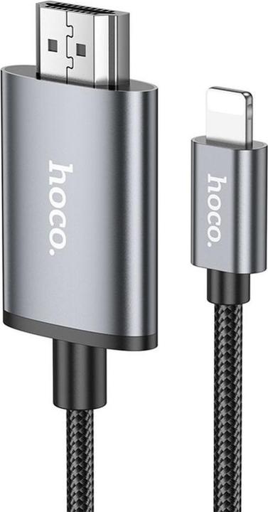 Actual product image Hoco Lightning — HDMI (type A) (2 m, HDMI)