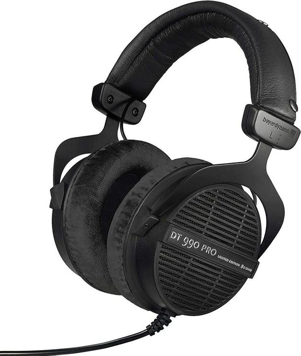 Beyerdynamic DT 990 PRO Hoofdtelefoon Draadgebonden Hoofdband Muziek Zwart (Geen ruisonderdrukking, Bedraad)