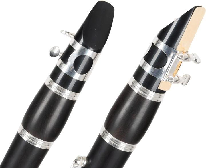 Image du produit Classic Cantabile Clarinette Bb système allemand, 20 clés, 6 anneaux, mécanisme argenté, étui inclus (Clarinette, Allemand)