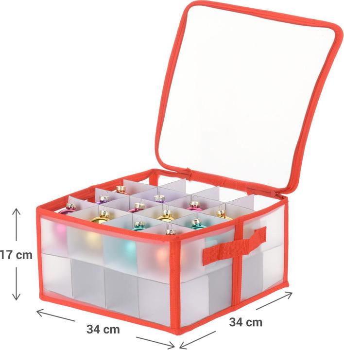 Actual product image Christmas Gifts Storage box for Christmas baubles (34 cm, 1x)