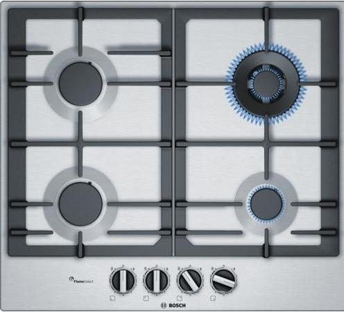 Immagine prodotto Bosch Hausgeräte Serie 6 PCH6A5B90 Piano cottura, acciaio inox integrato a gas 4 zone