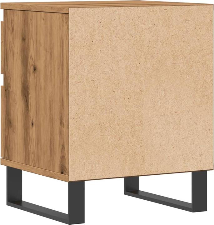 Produktbild VidaXL Nachttisch Stauraum Nachtschrank Nachtkommode Nachtkonsole Artisan-Eiche (40 x 35 x 50 cm)