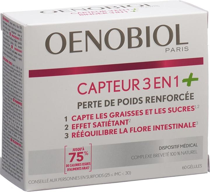 Produktbild Oenobiol Binder 3 in 1 Plus (60 Stück, Kapseln, 60 g)
