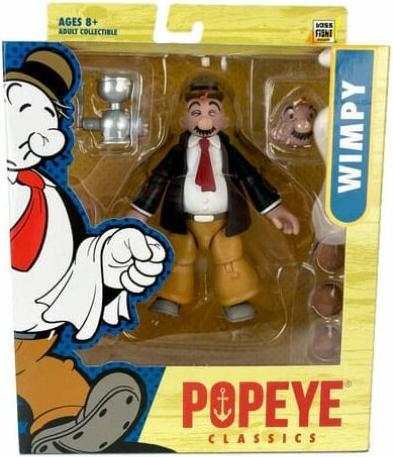 Actual product image Boss Fight Studio Popeye: Wave 2 - J.Wellington Wimpy Action Figure