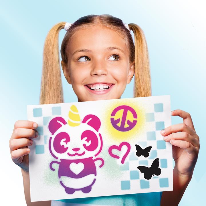 Actual product image Canal Toys Airbrush ART Mini Poster Kit Sprayer Starter 6+