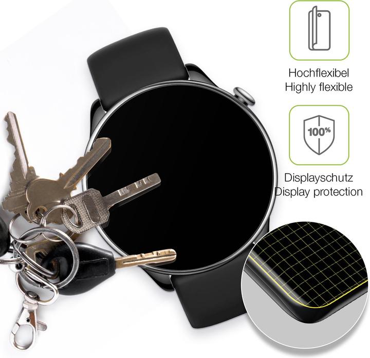Produktbild Dipos Full Cover Schutzfolie Matt (Amazfit GTR Mini)