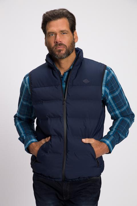 Produktbild JP1880 Steppweste, Outdoor, Stehkragen, Zipper, Taschen (5XL)