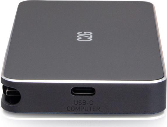 Produktbild C2G USB-C 7-in-1 Dual Display MST-Dockingstation mit HDMI, DisplayPort, Ethernet, USB und Power Deli (USB-C)
