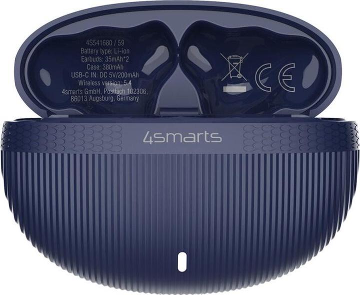 Produktbild 4smarts TWS Bluetooth Kopfhörer SkyBuds Pro ANC (ANC, 20 h, Kabellos)