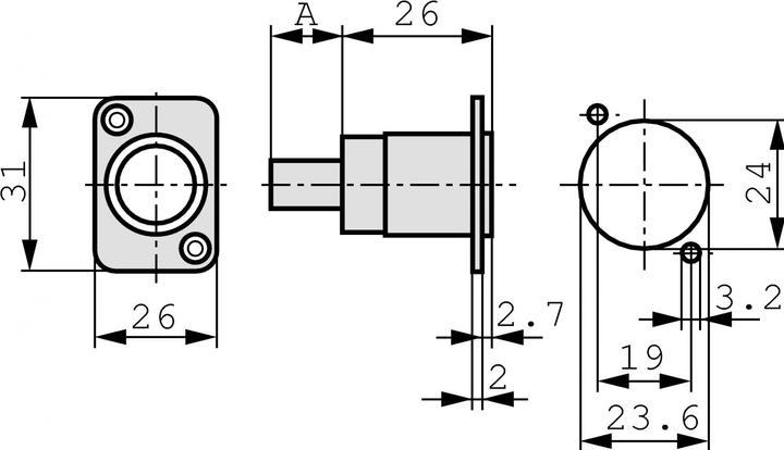 Produktbild Neutrik Nausb-W