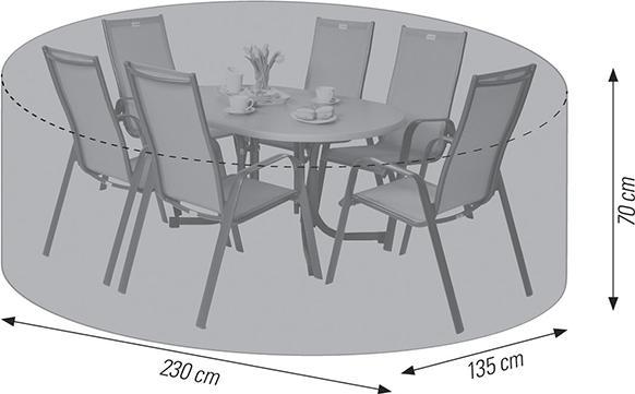 Actual product image Acamp Cover for seating oval approx 230x135x70cm