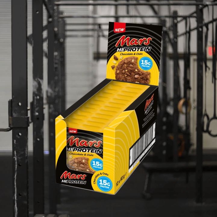 Image du produit Hubba Bubba Mars High Protein Cookie - Chocolat & Oats (Chocolat & Oats, 12 pcs, 720 g)