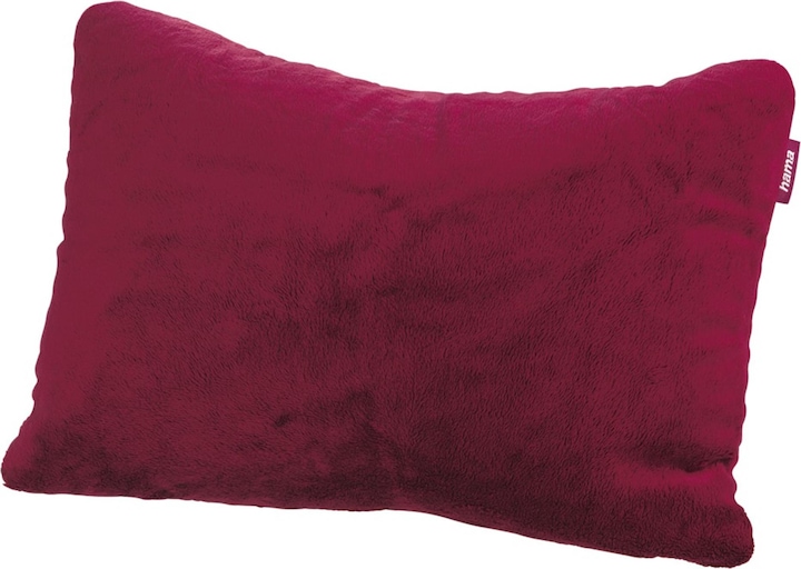 Actual product image Hama 2in1 microbead travel pillow, berry (Head & neck pillow)