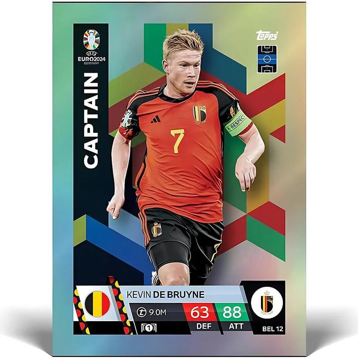 Actual product image Topps Euro 2024 Eco Pack (English, French, German, Italian, Swiss German, Booster Pack)