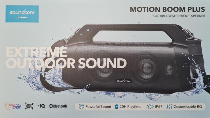 Actual product image soundcore Motion Boom Plus (20 h, Rechargeable battery operated)