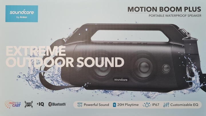 Produktbild soundcore Motion Boom Plus (20 h, Akkubetrieb)