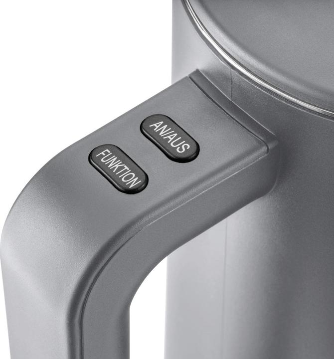 Image du produit KLAMER Wasserkocher Edelstahl 1,5L 1800W elektrischer Wasserkocher grau mit Temperatureinstellu… (1.50 l)