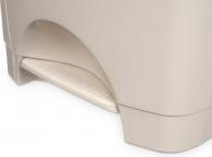 Produktbild Arte Regal Kunststoff-Treteimer 50l beige (50 l)