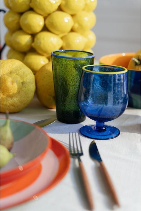 Produktbild Kare Design Weinglas Bubbles Blau