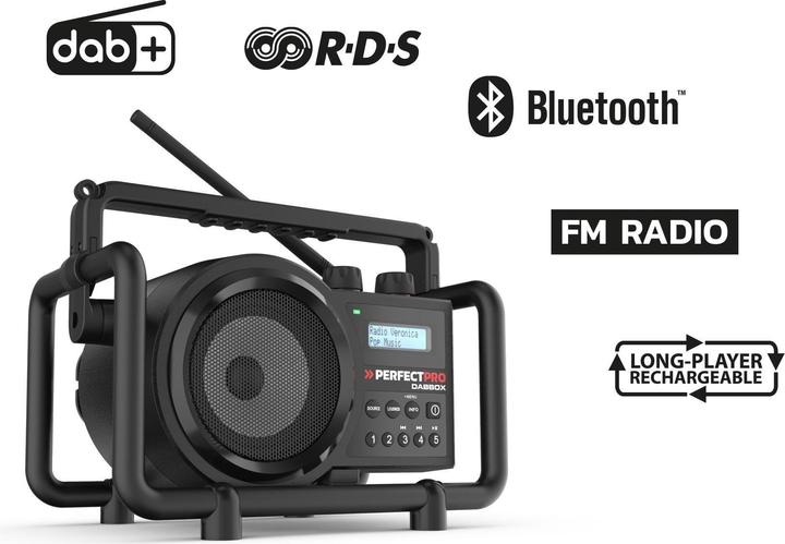Productafbeelding PerfectPro Dabbox (DAB+, FM, Bluetooth)