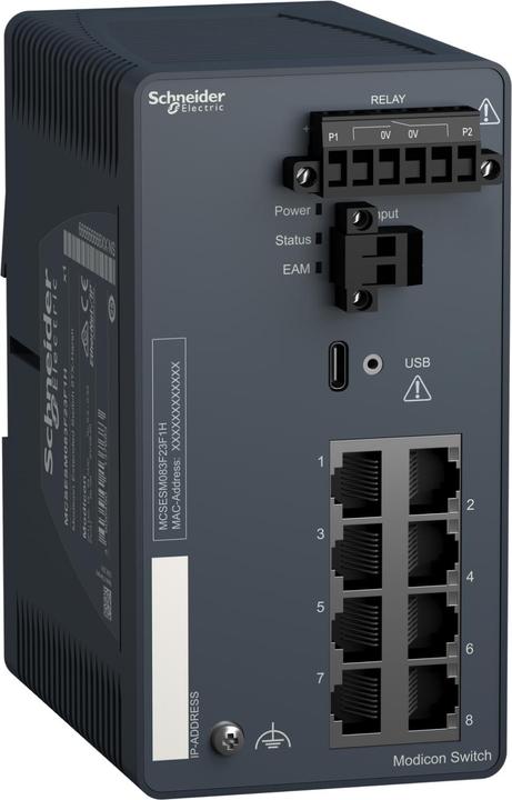 Actual product image Schneider Electric MCSESM083F23F1H (8 ports)