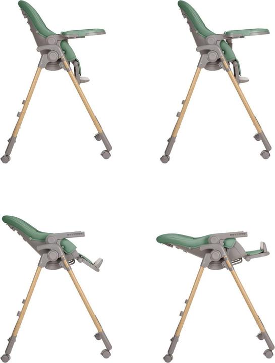 Actual product image Kikkaboo Highchair Olive wheels (Highchair)