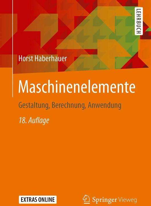 Produktbild Maschinenelemente (Deutsch, Horst Haberhauer, 2018)