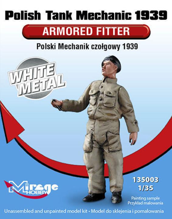 Image du produit Mirage Hobby Polish Tank Mechanic 1939 Armored Fitter Métal blanc