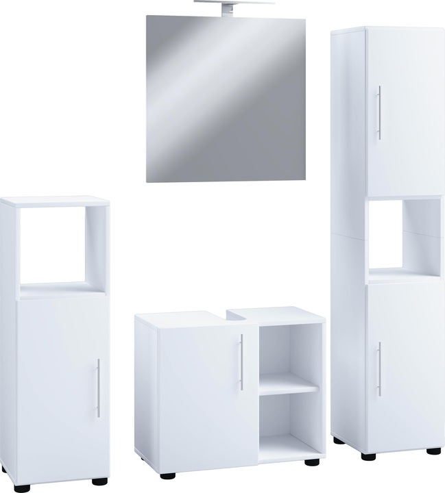 Produktbild VCM 4-tlg. Badmöbel Set Komplettset Holz Flandu ll