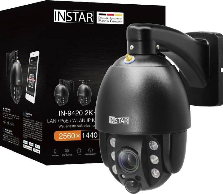 Instar IN-9420 14091 LAN, WLAN IP surveillance camera 2560 x 1440 pixels (2560 x 1440 Pixels)