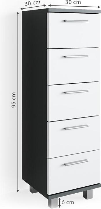 Produktbild Vicco Ilias (30 x 95 x 30 cm)