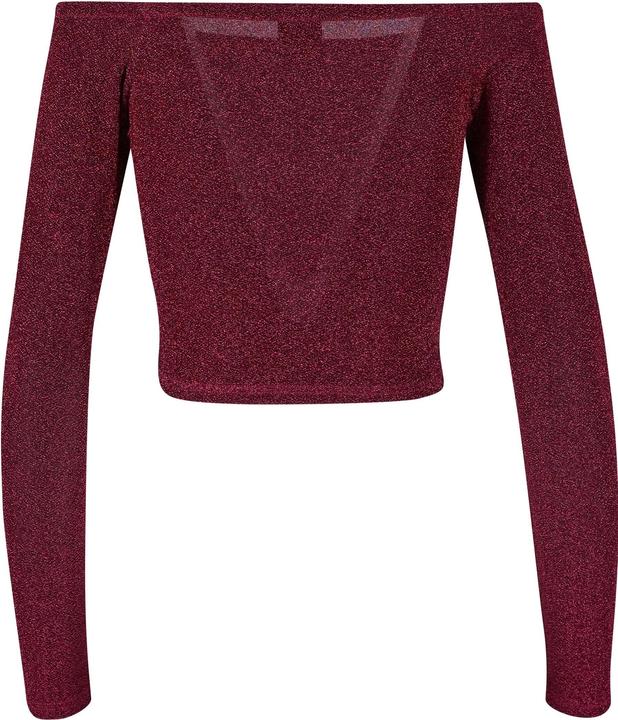 Image du produit Urban Classics Ladies Off Shoulder Glitter Longsleeve (5XL)